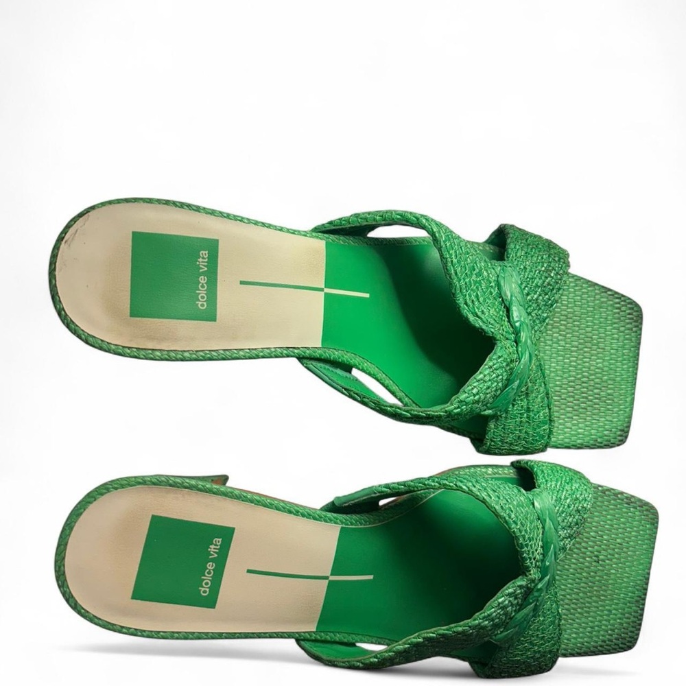 Dolce Vita Green Women's Heels - Picture 3 of 5